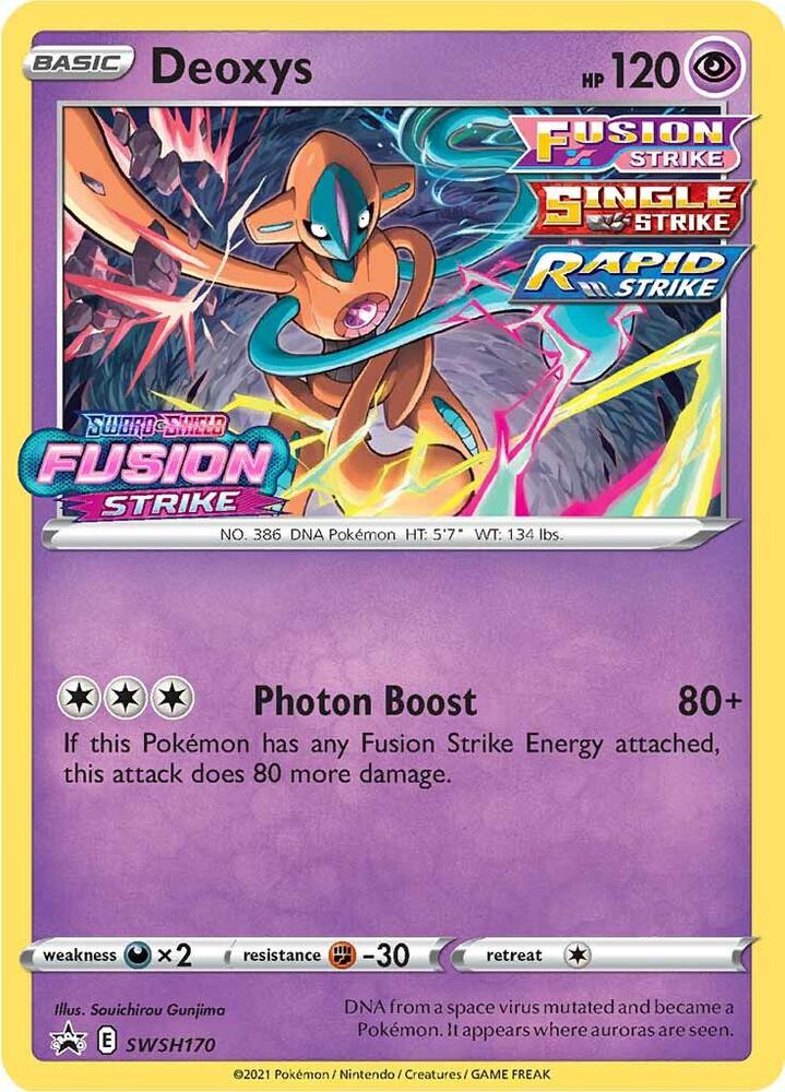 Deoxys - SWSH170 (Prerelease) card image