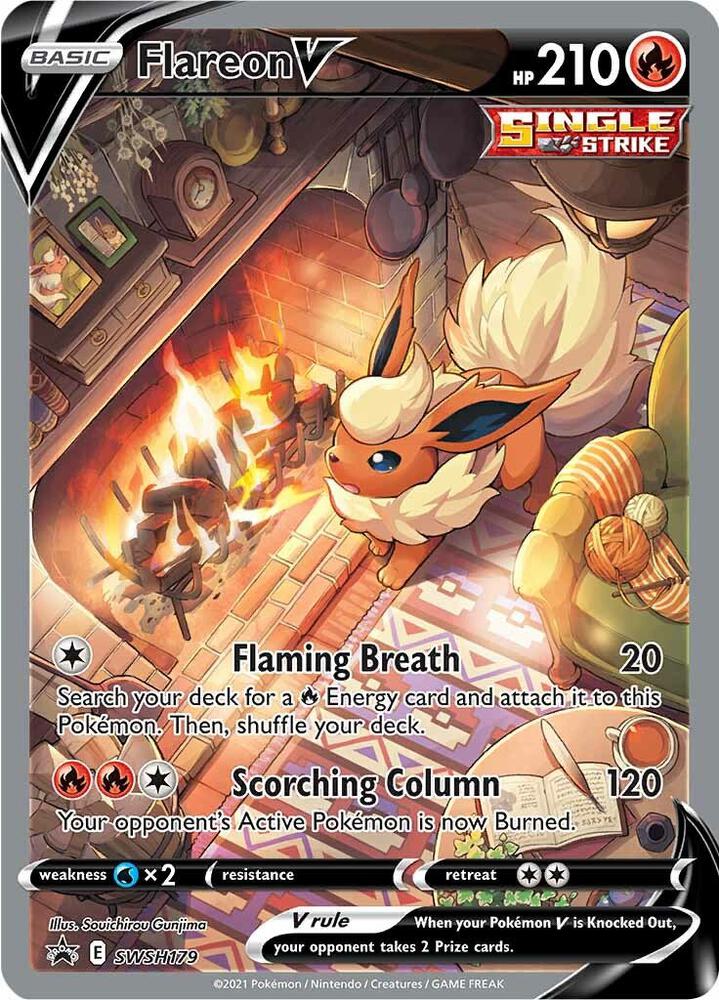 Flareon V - SWSH179 card image