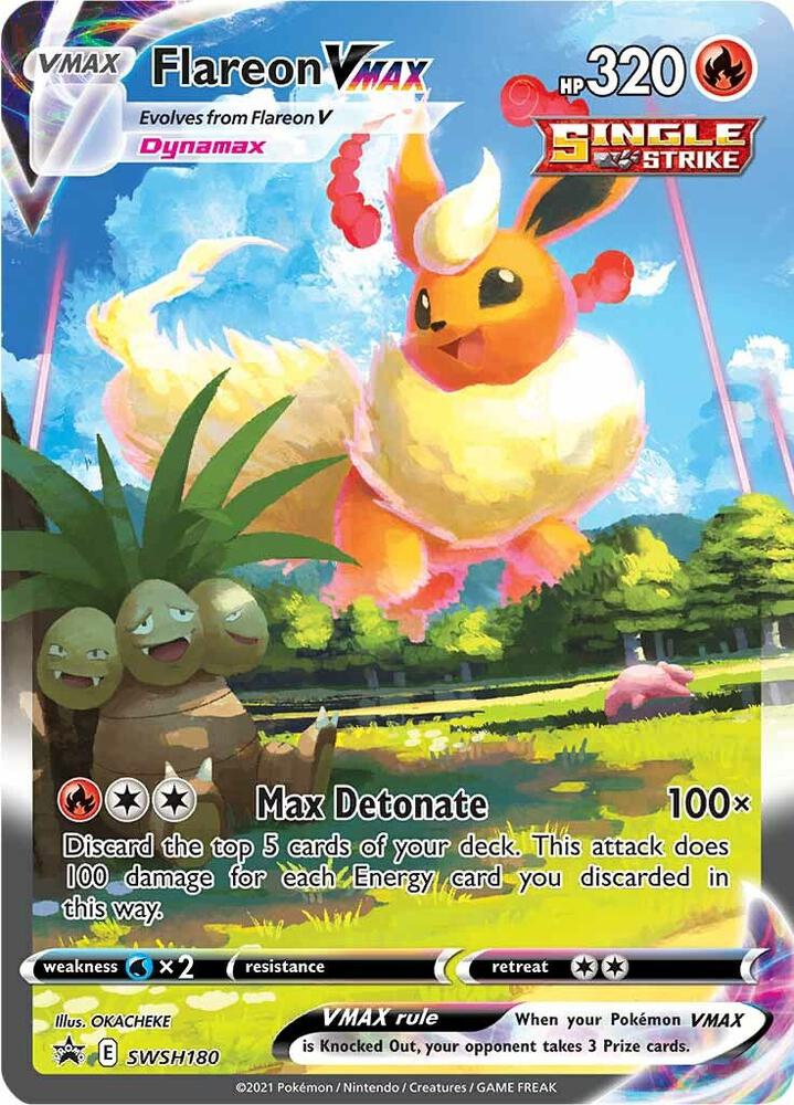 Flareon VMAX - SWSH180 card image