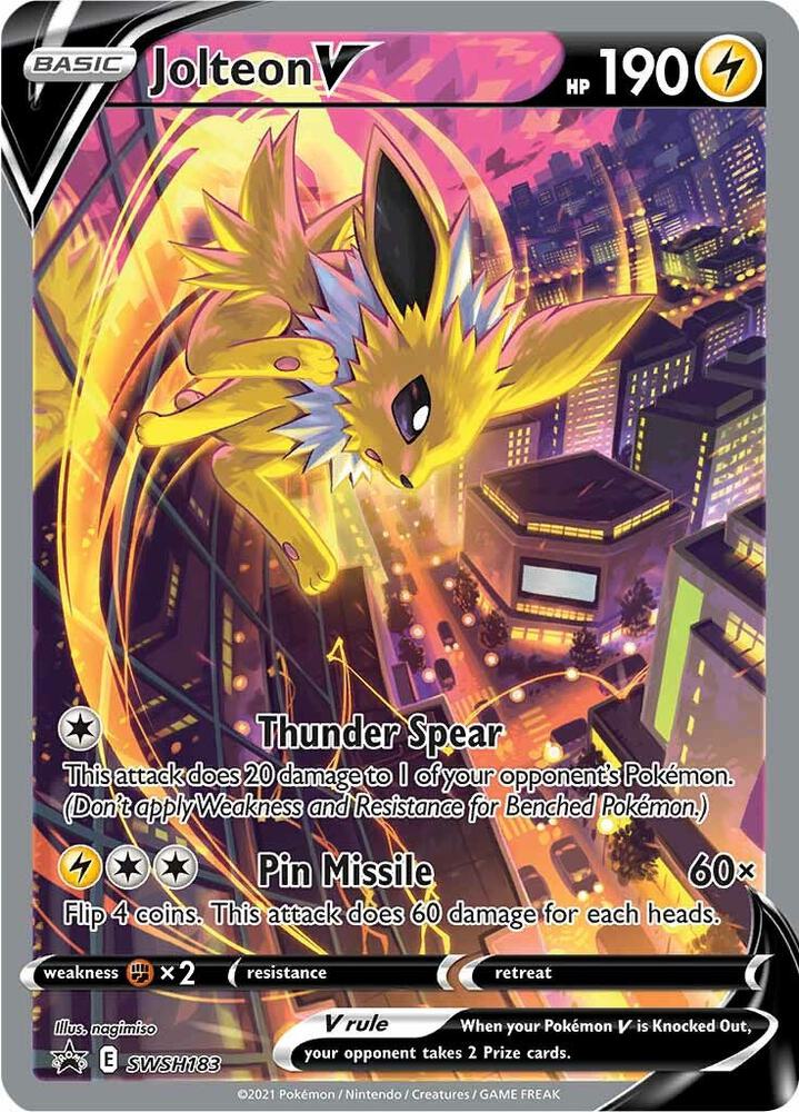 Jolteon V - SWSH183 card image