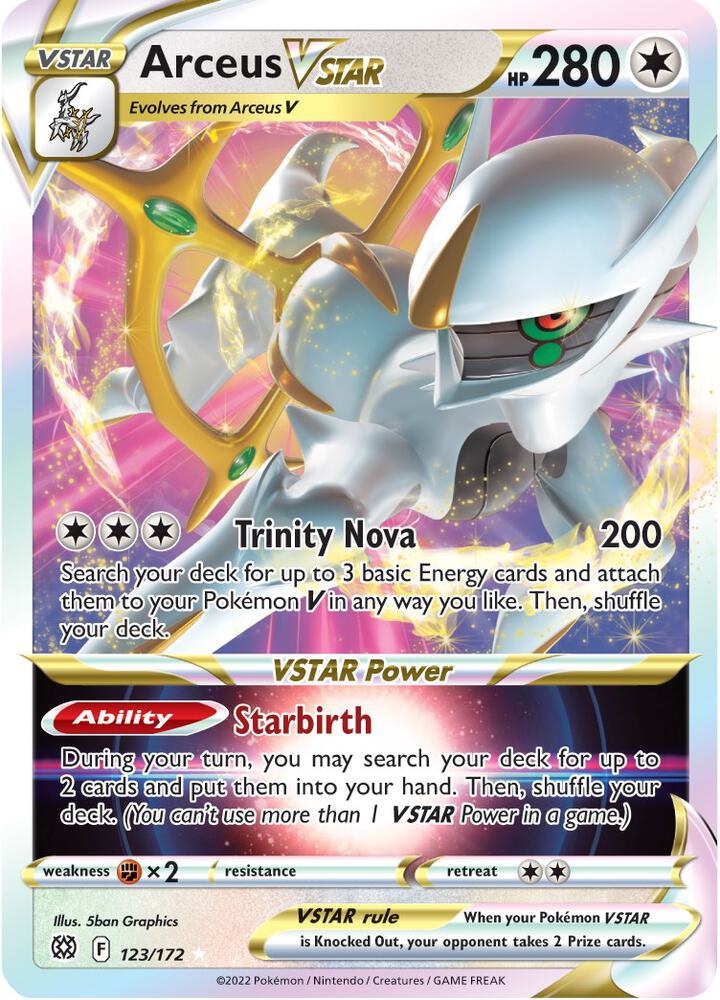 Arceus VSTAR card image