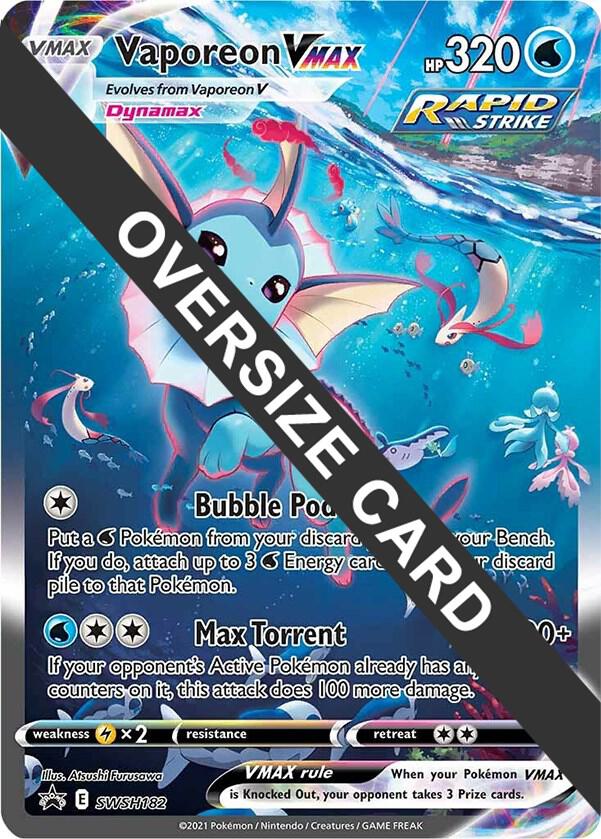 Vaporeon VMAX - SWSH182 card image