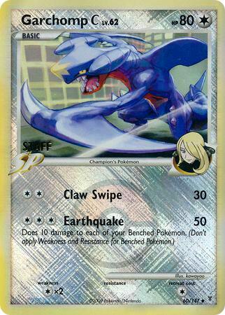 Garchomp C - 60/147 (League Promo) [Staff] card image