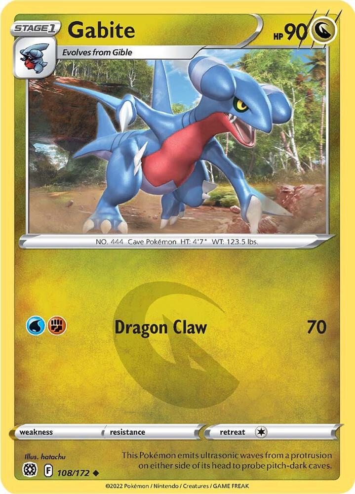 Gabite card image