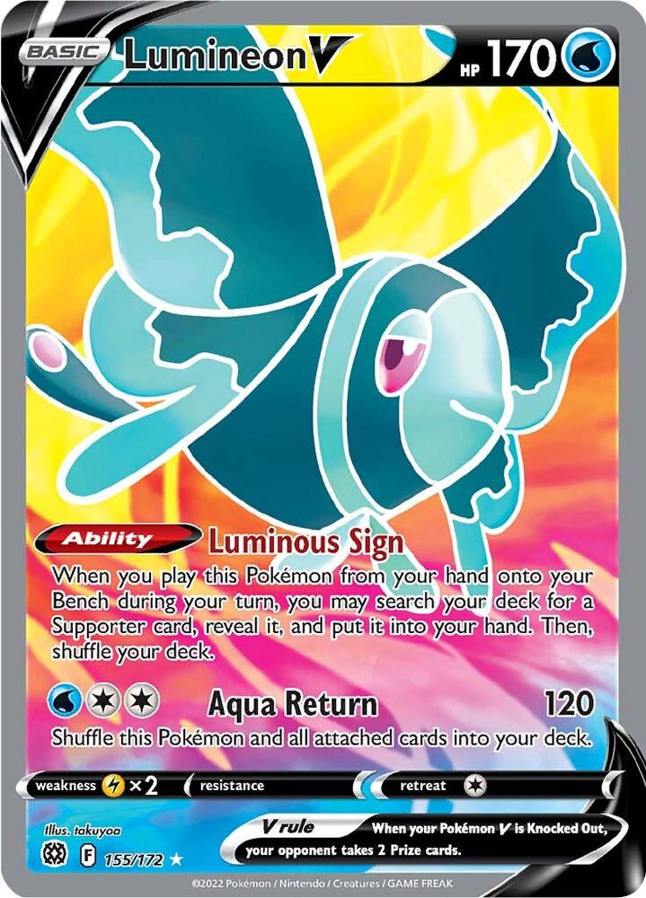 Lumineon V (Full Art) card image