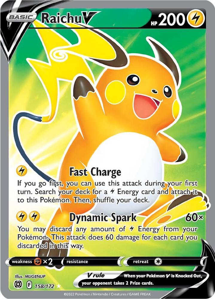 Raichu V (Full Art) card image