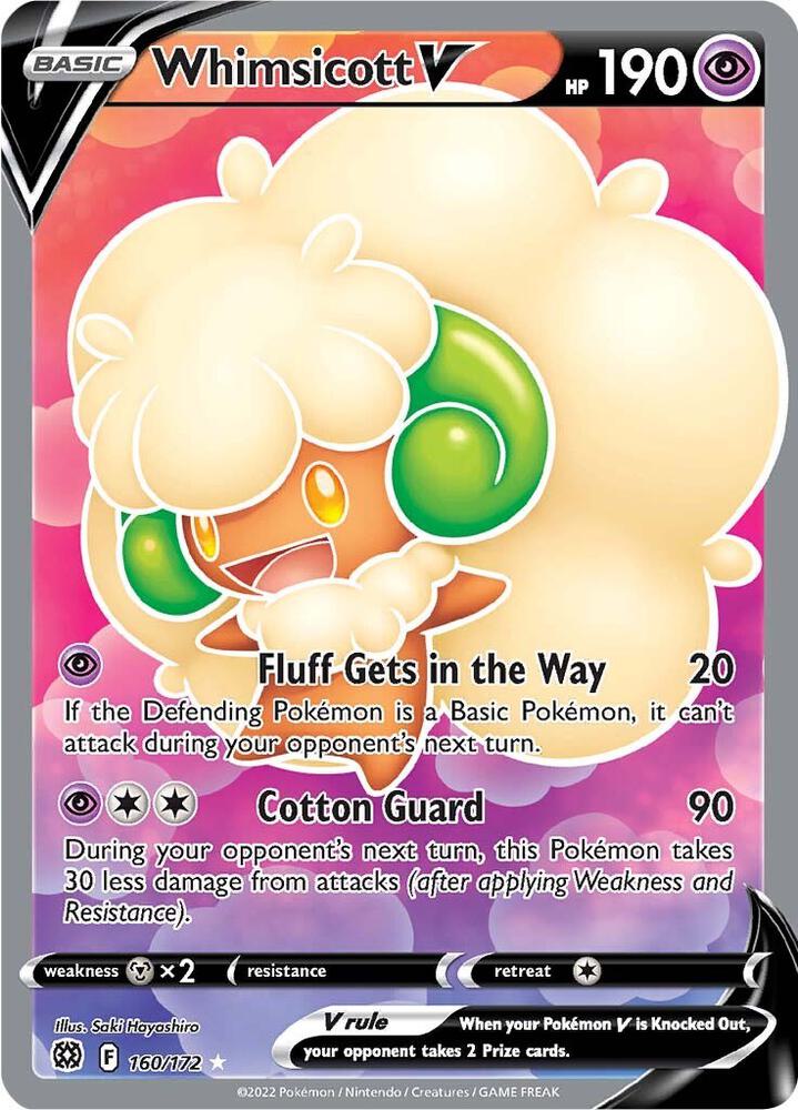 Whimsicott V (Full Art) card image