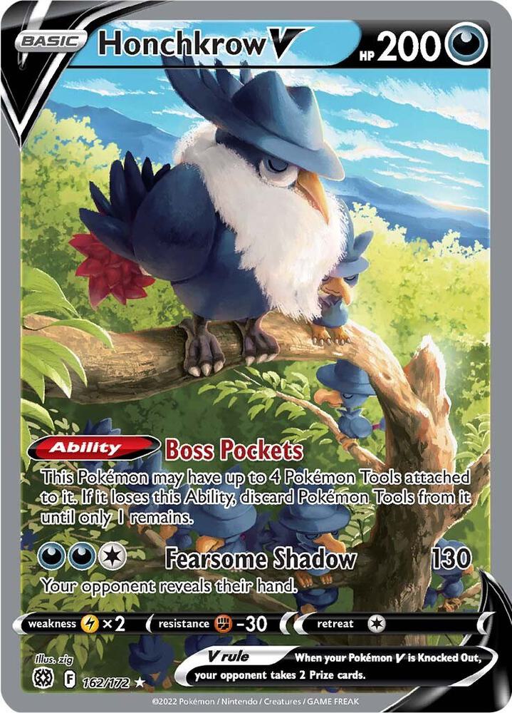 Honchkrow V (Alternate Full Art) card image