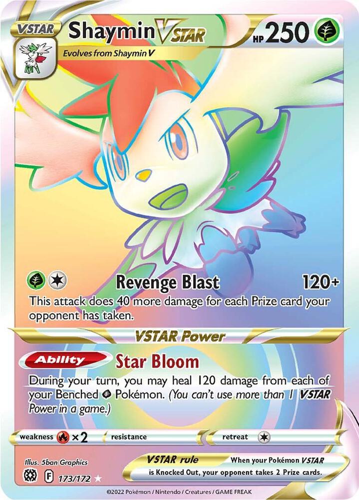 Shaymin VSTAR (Secret) card image