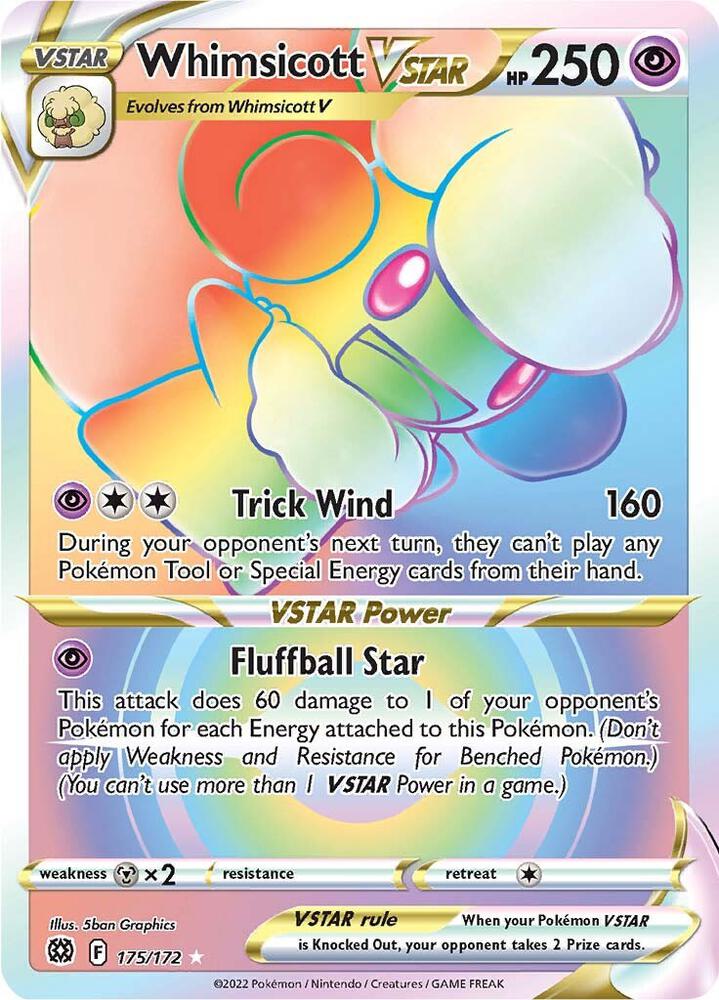 Whimsicott VSTAR (Secret) card image