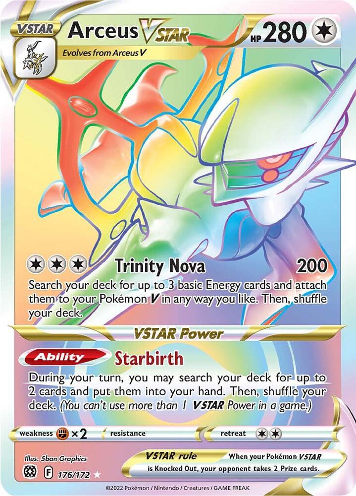 Arceus VSTAR (Secret) (176) card image