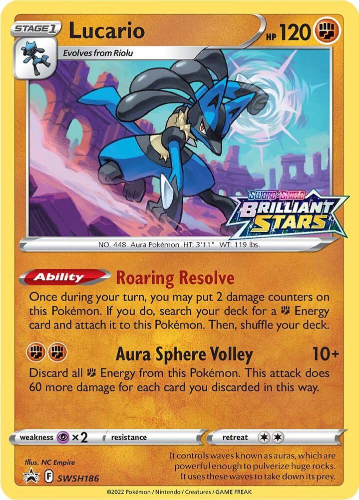 Lucario - SWSH186 card image