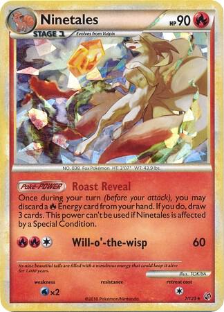 Ninetales - 7/123 (Cracked Ice) card image