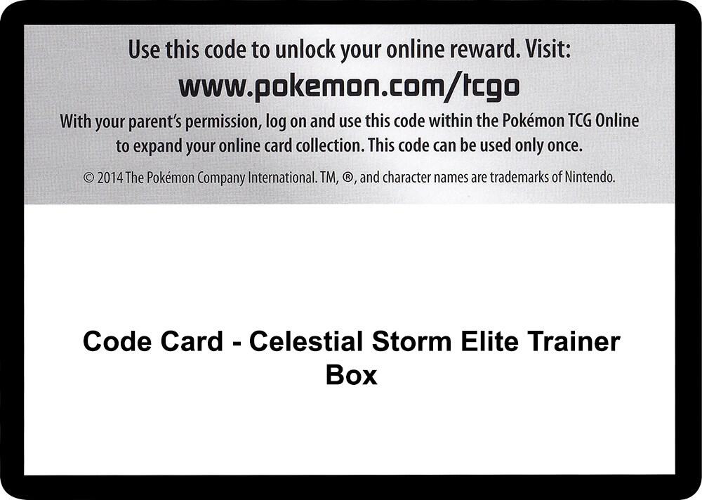 Code Card - Celestial Storm Elite Trainer Box card image