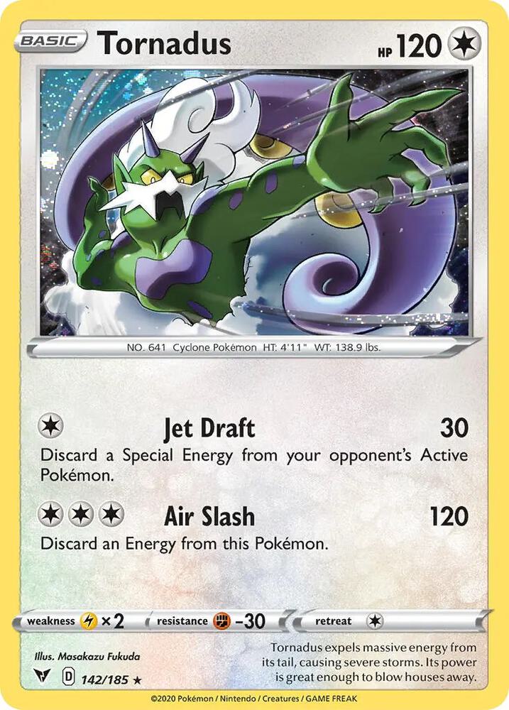Tornadus - 142/185 (Cosmos Holo) card image