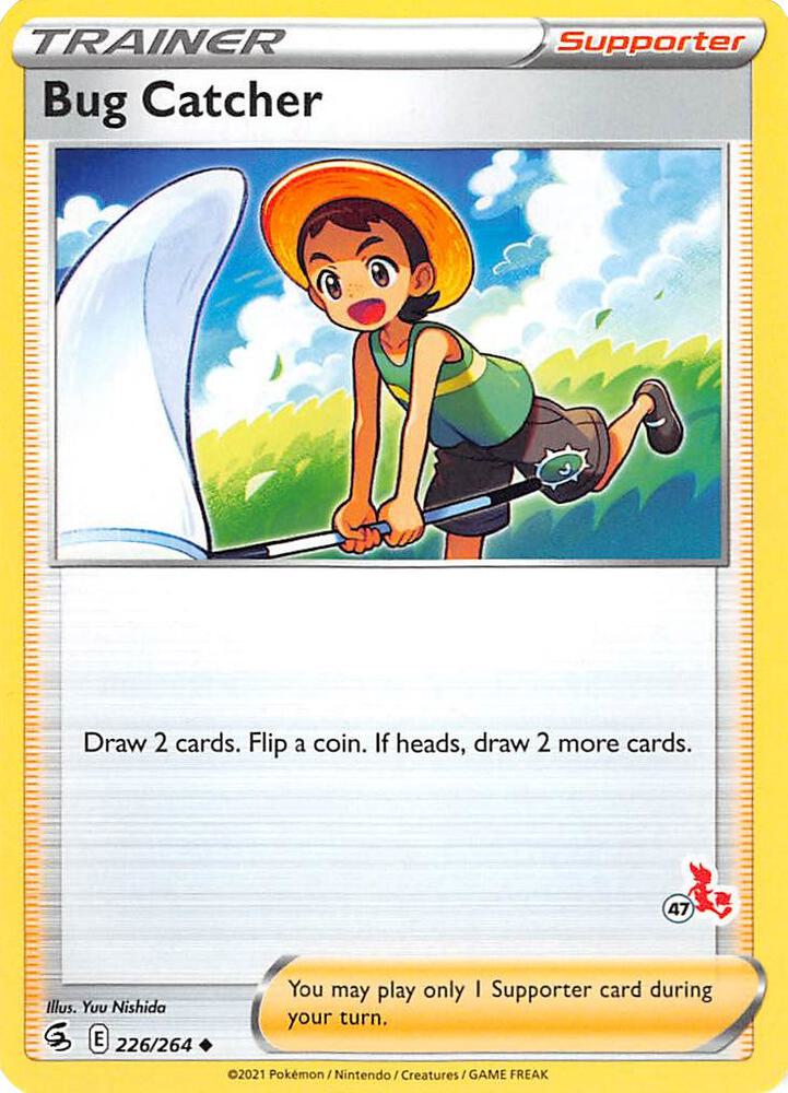 Bug Catcher - 226/264 (#47 Cinderace Stamped) card image