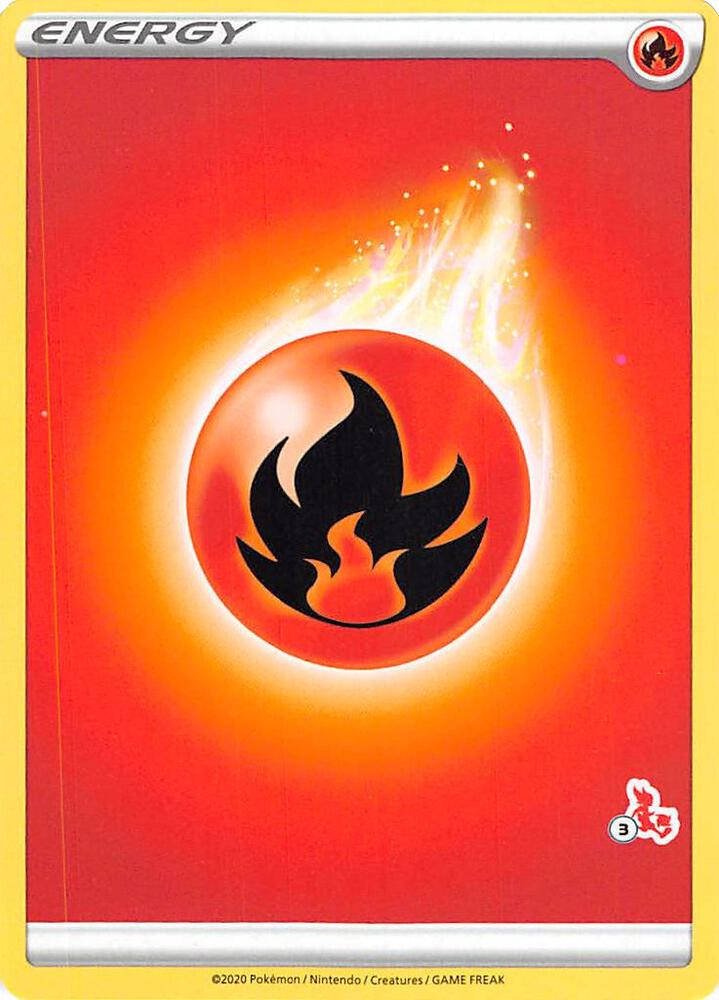 Fire Energy (#3 Cinderace Stamped) card image