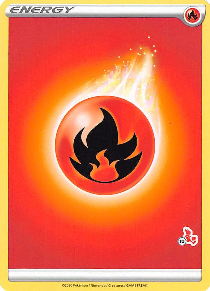 Fire Energy (#10 Cinderace Stamped) card image