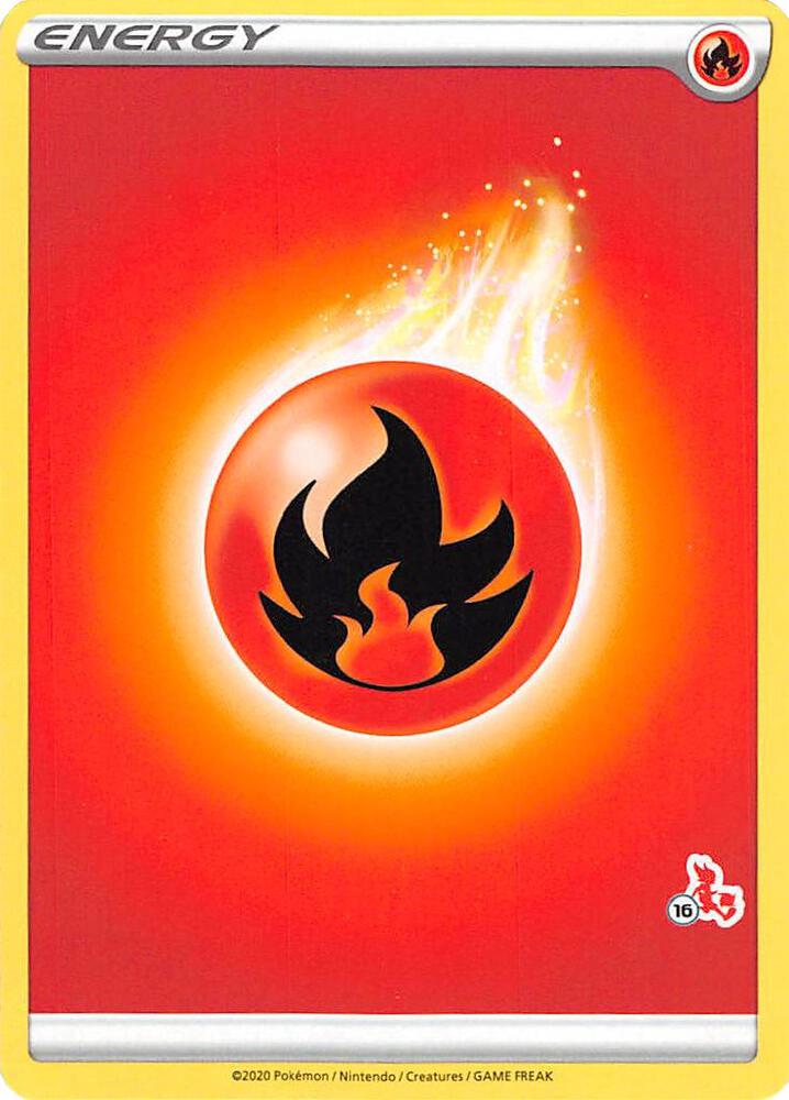 Fire Energy (#16 Cinderace Stamped) card image
