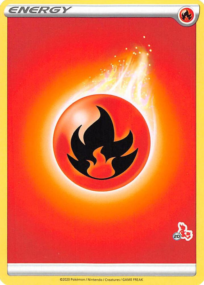 Fire Energy (#20 Cinderace Stamped) card image