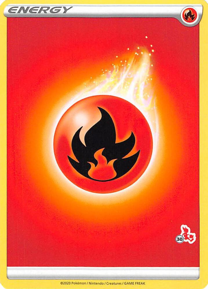 Fire Energy (#38 Cinderace Stamped) card image
