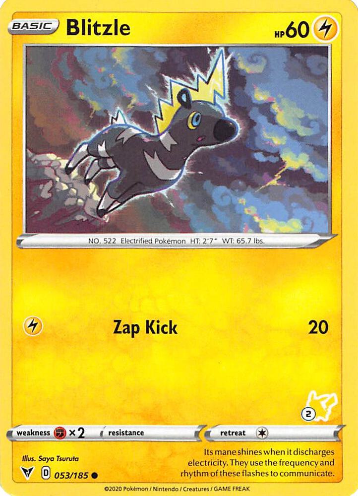 Blitzle - 053/185 (#2 Pikachu Stamped) card image