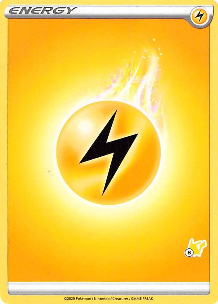 Lightning Energy (#8 Pikachu Stamped) card image
