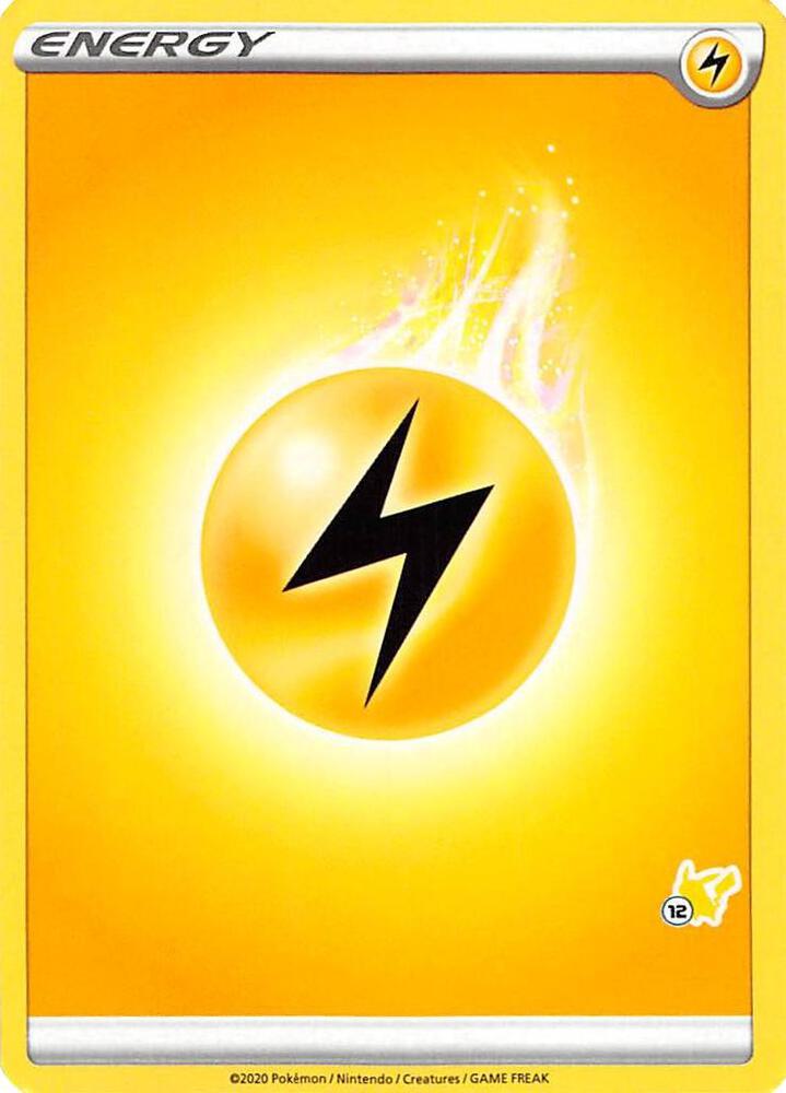 Lightning Energy (#12 Pikachu Stamped) card image