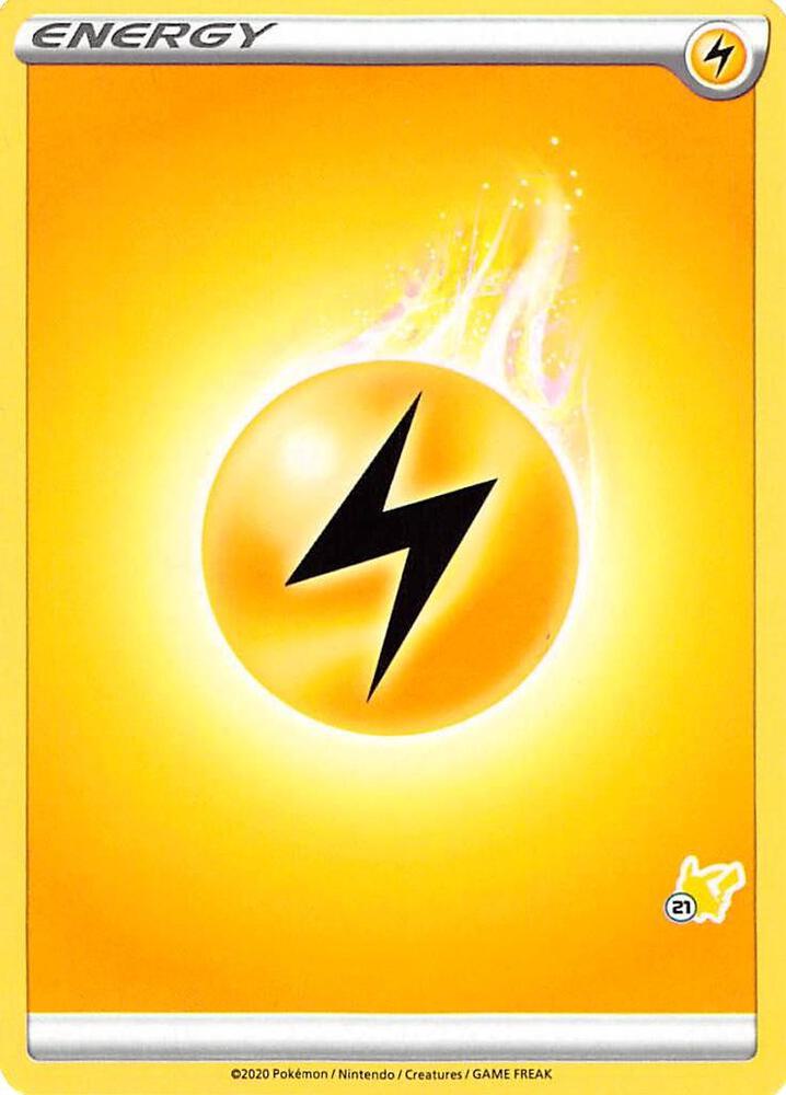 Lightning Energy (#21 Pikachu Stamped) card image