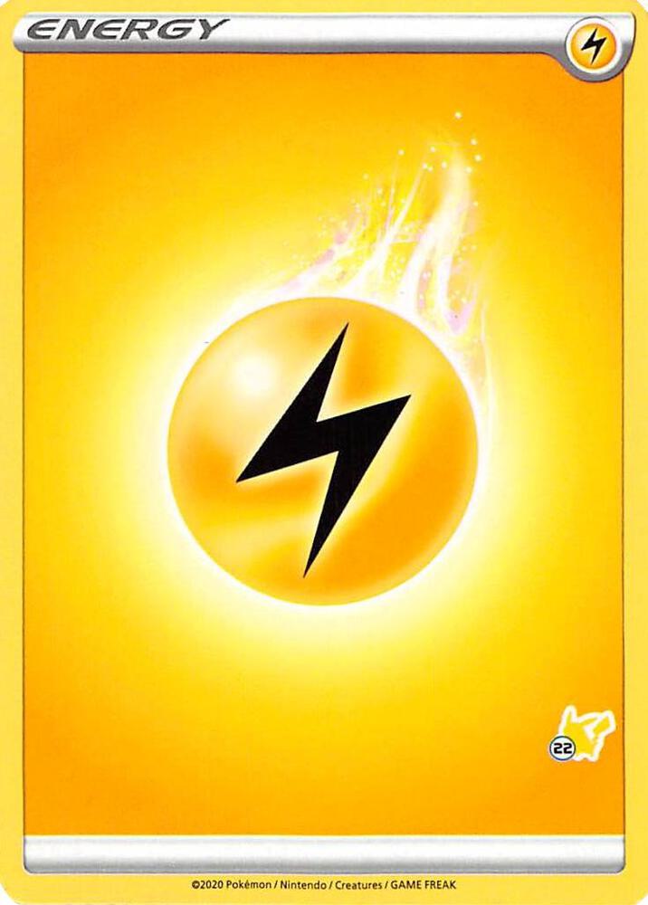 Lightning Energy (#22 Pikachu Stamped) card image