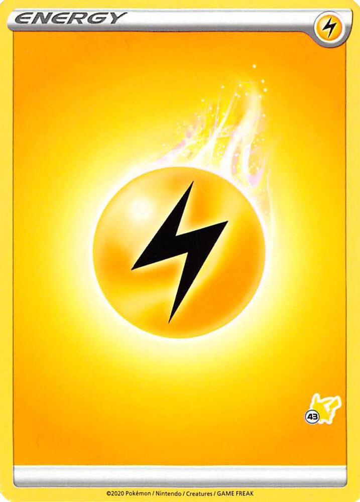 Lightning Energy (#43 Pikachu Stamped) card image