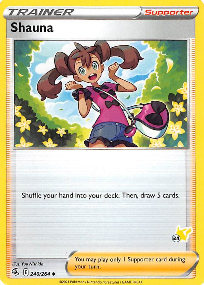 Shauna - 240/264 (#24 Pikachu Stamped) card image