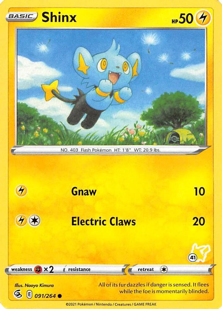 Shinx - 091/264 (#41 Pikachu Stamped) card image