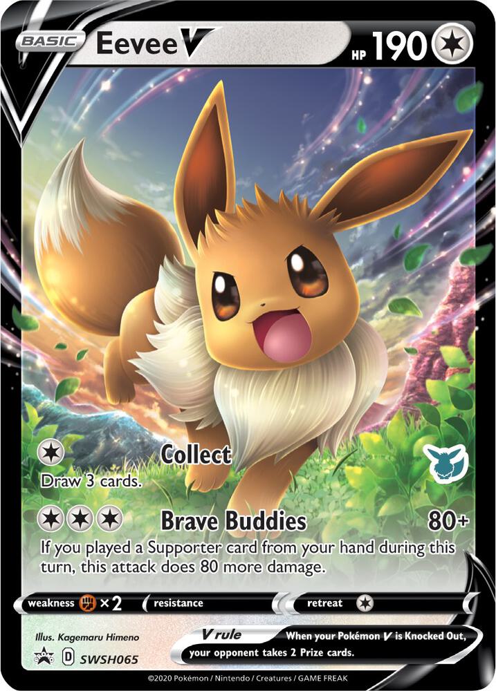 Eevee V - SWSH065 (Eevee Stamped) card image