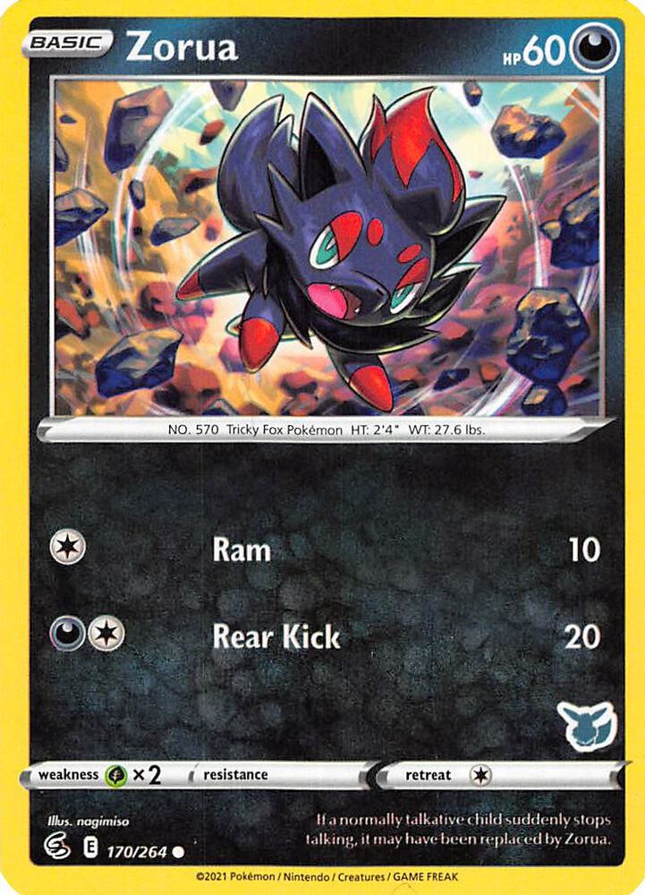 Zorua - 170/264 (Eevee Stamped) card image