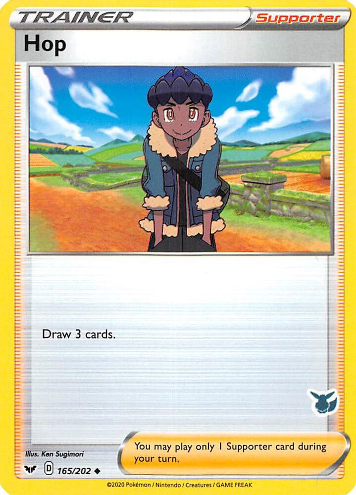 Hop - 165/202 (Eevee Stamped) card image
