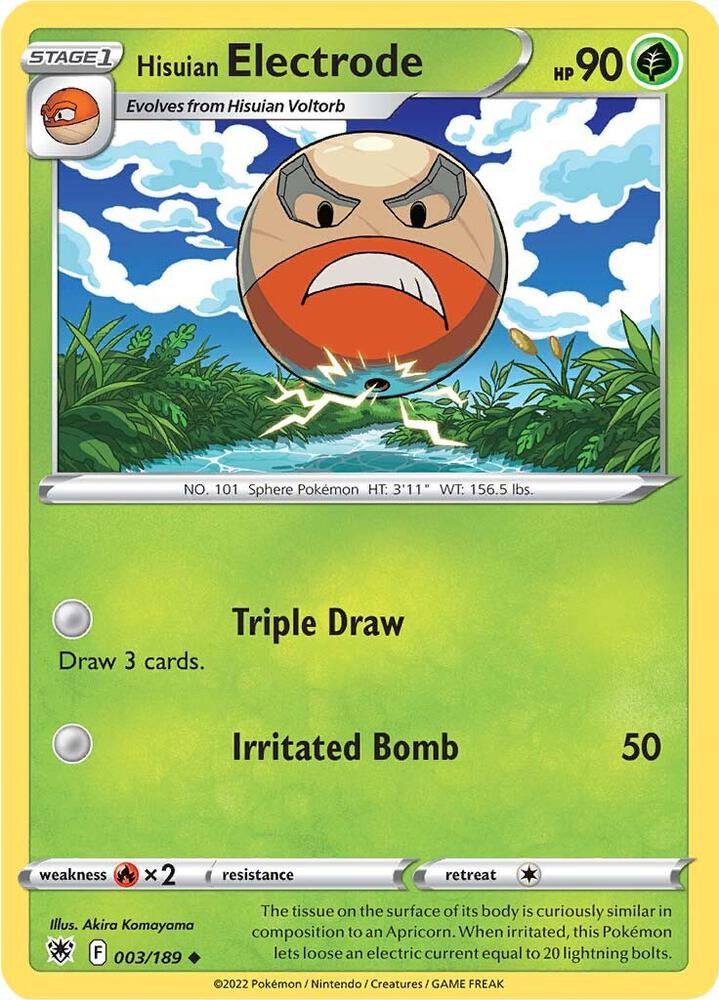 Hisuian Electrode card image