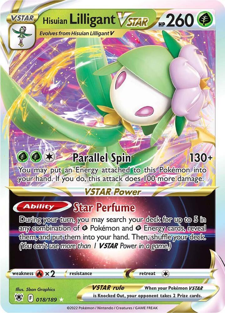 Hisuian Lilligant VSTAR card image