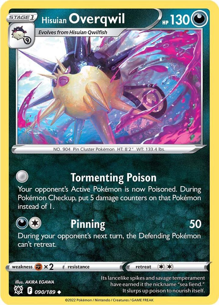 Hisuian Overqwil (90) card image