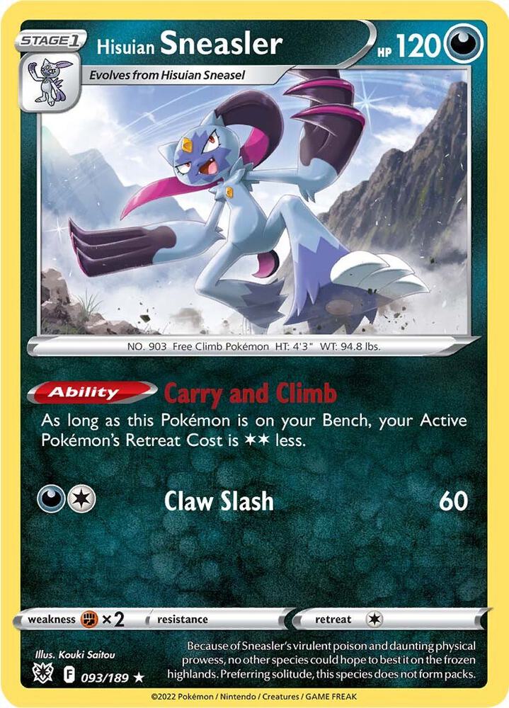 Hisuian Sneasler card image