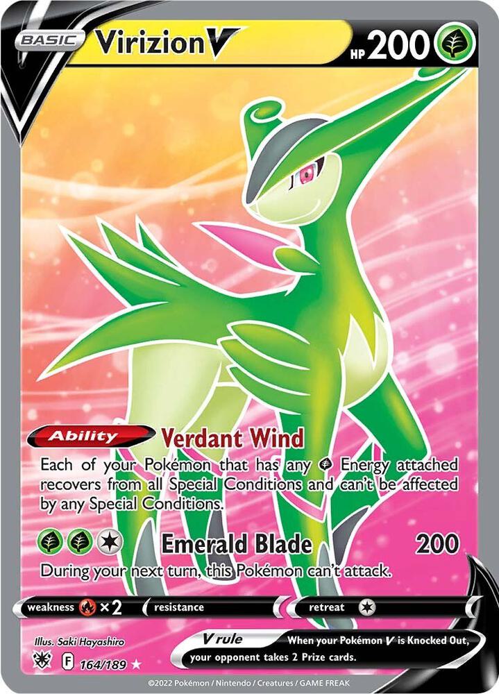 Virizion V (Full Art) card image