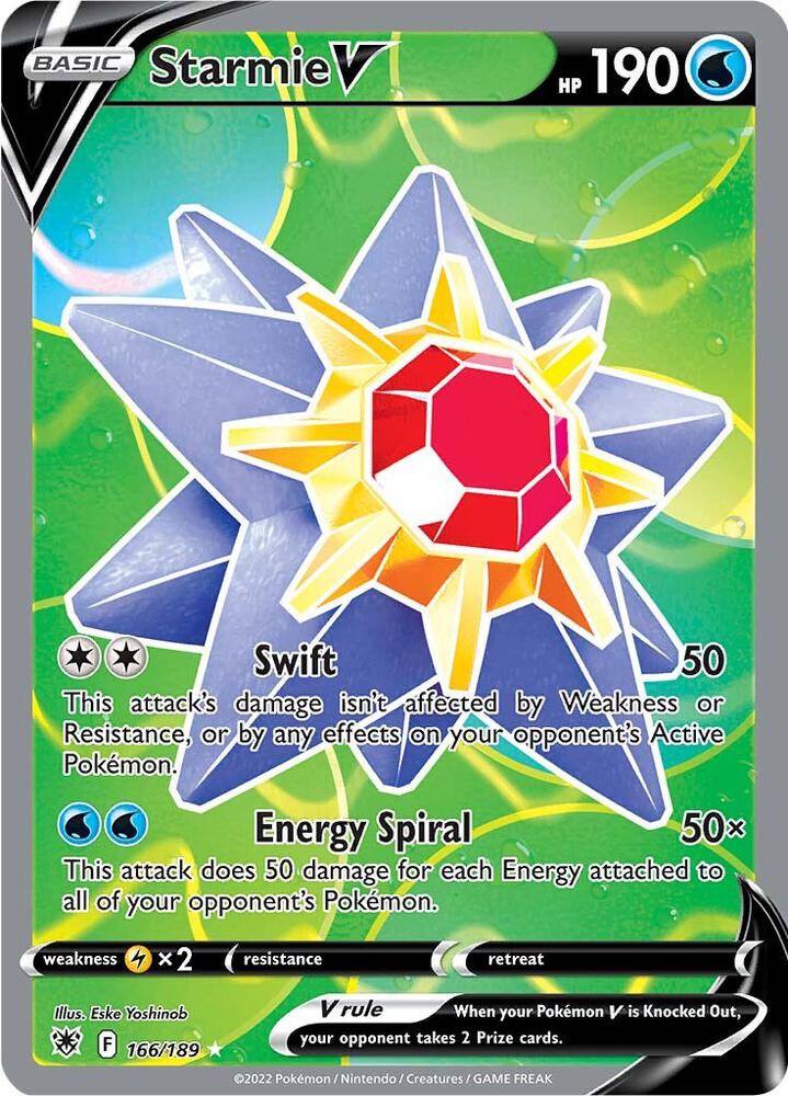 Starmie V (Full Art) card image