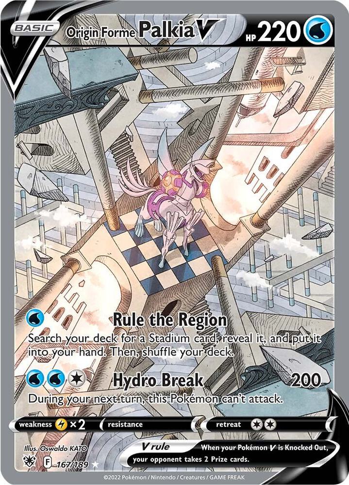 Origin Forme Palkia V (Alternate Full Art) card image