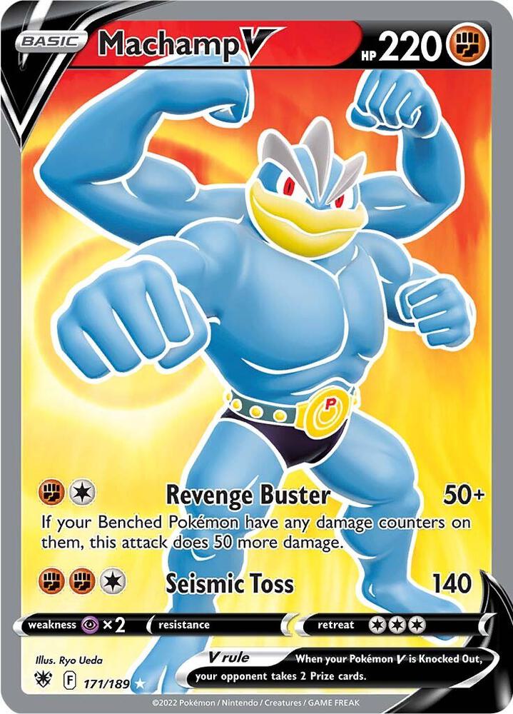 Machamp V (Full Art) card image