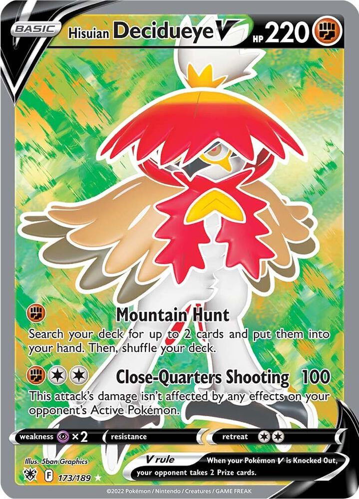 Hisuian Decidueye V (Full Art) card image