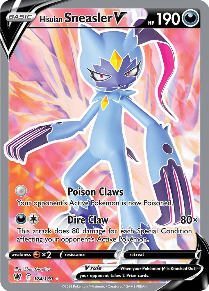 Hisuian Sneasler V (Full Art) card image