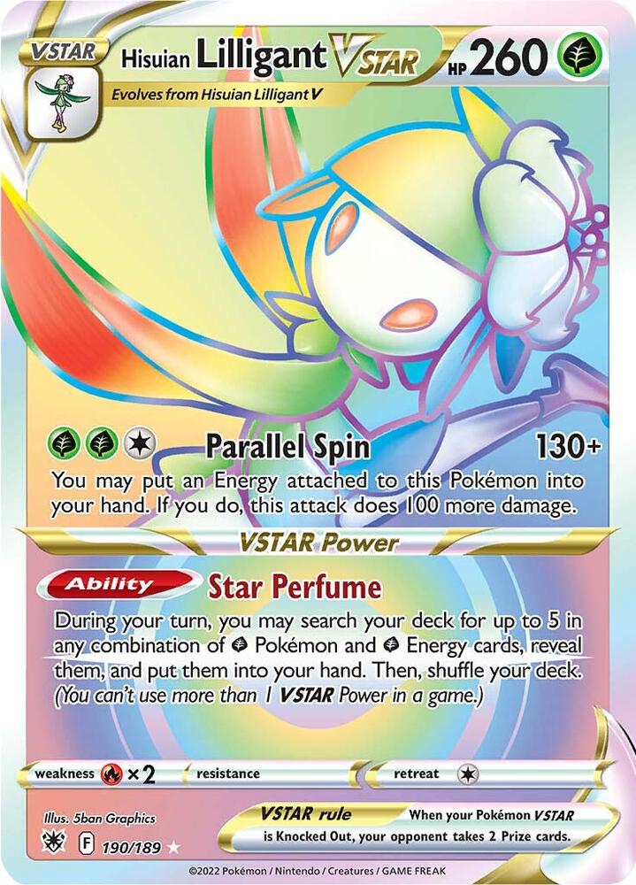 Hisuian Lilligant VSTAR (Secret) card image