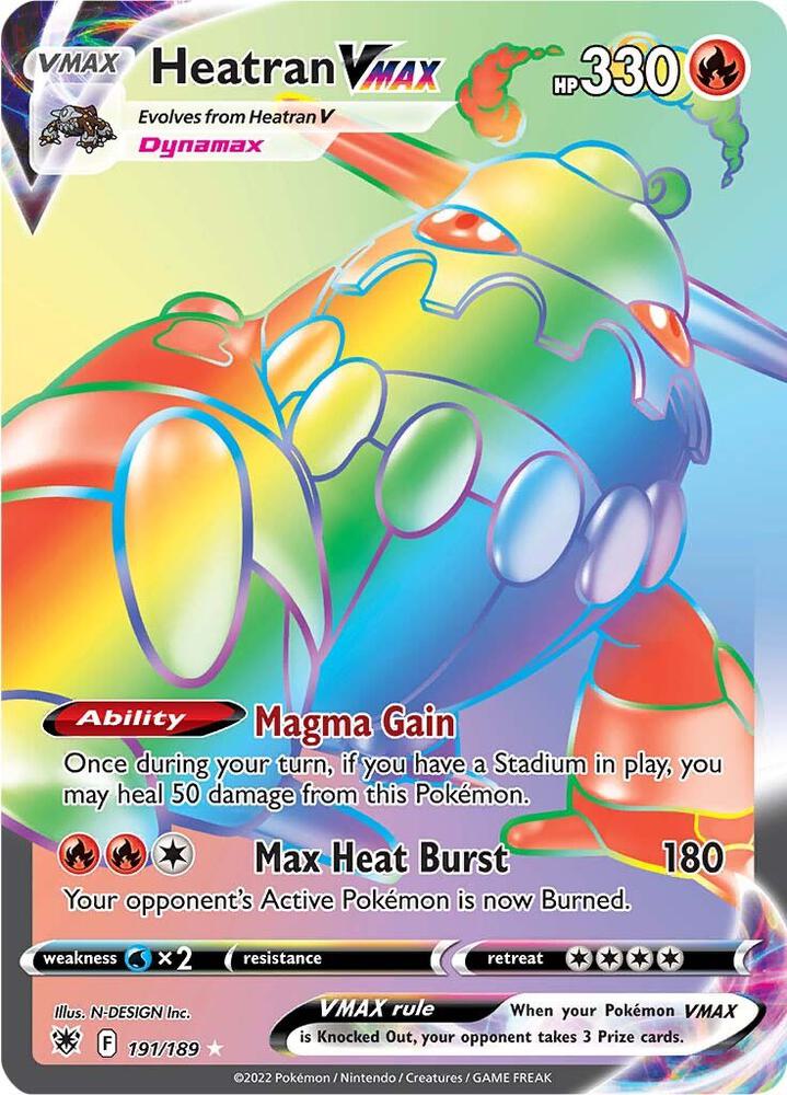 Heatran VMAX (Secret) card image