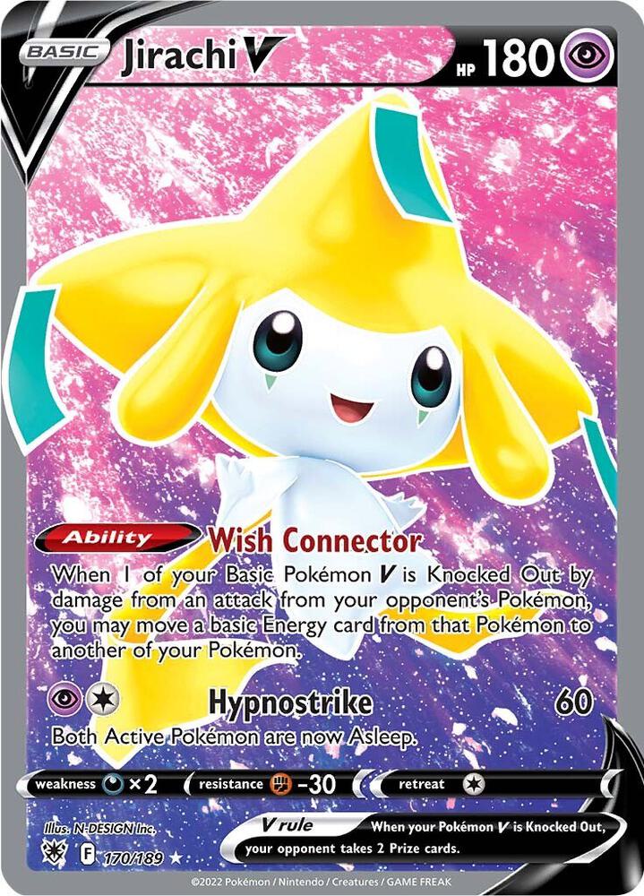Jirachi V (Full Art) card image