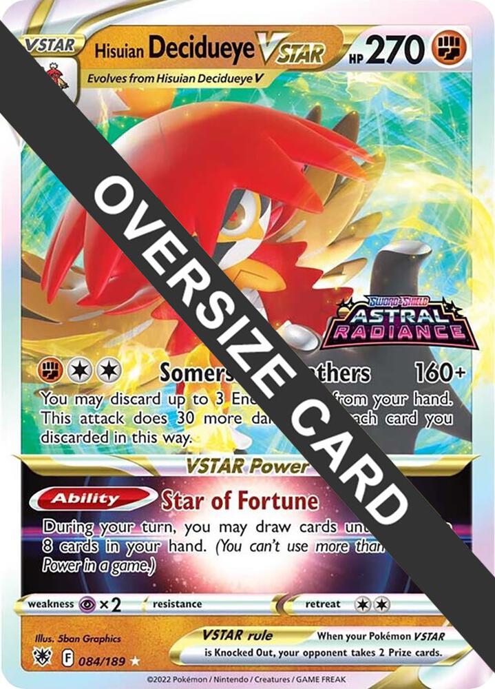 Hisuian Decidueye VSTAR - 084/189 card image